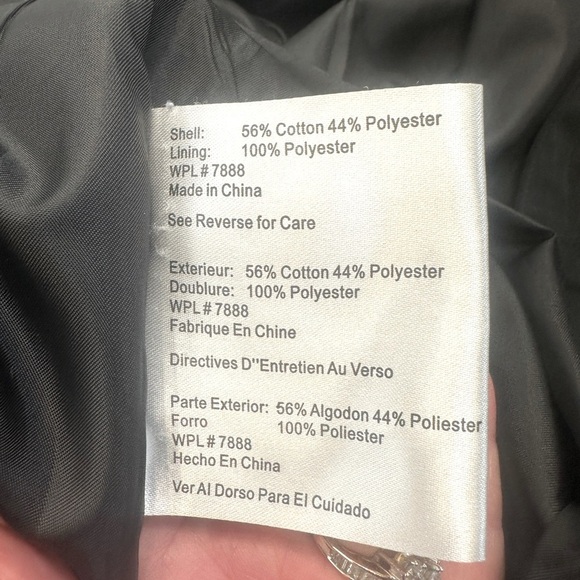 Michael Kors Black All Weather Trench Coat Size Large - Picture 12 of 15